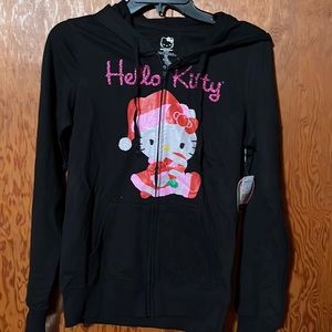 NWT Hello Kitty Christmas Zip Hoodie